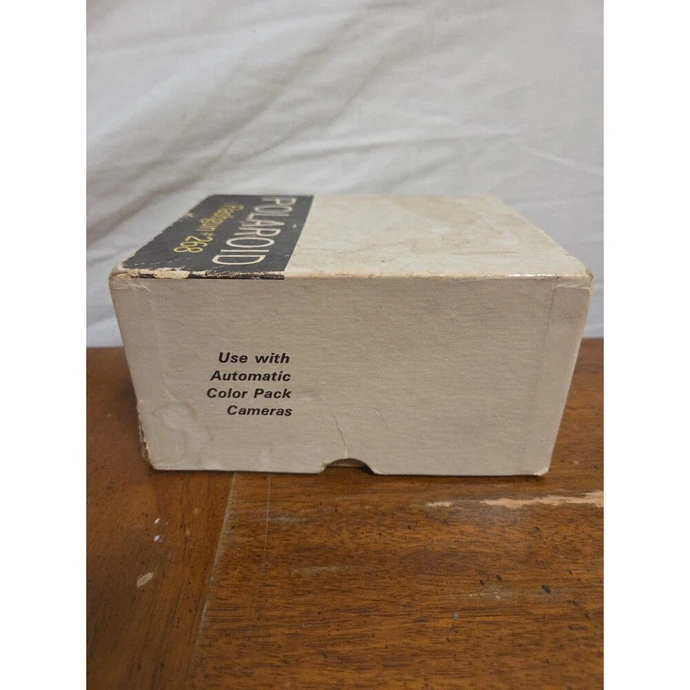 Polaroid Flashgun #268 Original Box Directions For Use With Color Pack Cameras